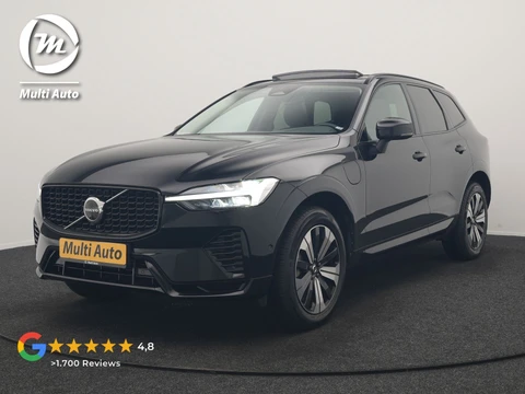 Volvo XC60 T6 PHEV AWD Plus Dark 350pk Dealer O.H | Panodak | Adaptive Cruise | 360 Camera | Lederen Sportstoelen Memory & Verwarmd | Apple Carplay | Google Assistant & Maps | BLIS | Stuurverwarming | Pilot Assist | Virtual | Navigatie | DAB | 19"L.M | Plug In Hybrid |