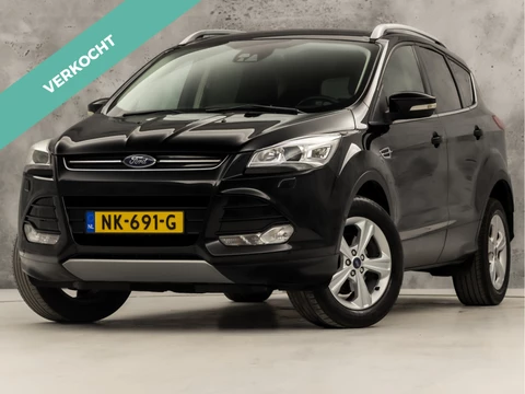 Ford Kuga 1.5 Titanium Sport 150Pk (NAVIGATIE, CLIMATE, GETINT GLAS, LEDER, TREKHAAK, SPORTSTOELEN, CRUISE, PARKEERSENSOREN, NIEUWSTAAT)