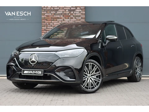 Mercedes-Benz EQE SUV 350 4MATIC AMG Line Premium+ 91 kWh | Luchtvering | Hyperscreen | Achterasbesturing | Distronic+ | Panoramadak | Burmester | Digital Light | Surround Camera | 22kW | Warmtepomp |