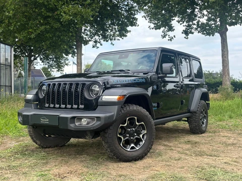 Jeep Wrangler Unlimited 4xe 380 Rubicon CAMERA V+A|ACC|STUUR+STOELVERW.|1E EIGENAAR|LEASE 598 EURO/MAAND 17597 / 4020 | CABRIOLET/OVERLAND/SAHARA/RUBICON/SUV/TERREINWAGEN