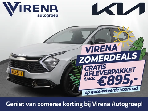 Kia Sportage 1.6 T-GDi Plug-in Hybrid AWD Dark Edition Automaat - Elektrisch instelbare voorstoelen - Stoelverwarming - Lederenbekleding - Navigatie - Fabrieksgarantie tot 04-2032 