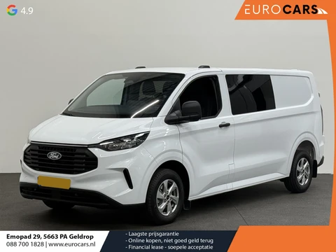 Ford Transit Custom 300 2.0 TDCI L2H1 Trend NM Automaat Dubbele Cabine Trekhaak Navigatie Apple CarPlay Android Auto Camera Parkeerhulp Adaptive Cruise Control Climate Control Lichtmetalen velgen