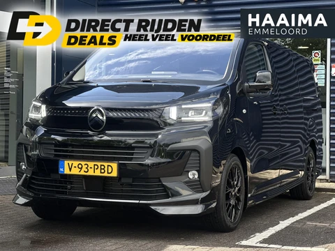 Citroen ë-Jumpy L3 136 75 kWh | STX | Leer | Stoel/-Stuurverwarming | Draadloze telefoonlader | Apple Carplay/Android Auto | Lichtmetalen velgen | Climate Control | Cruise Control | Parkeercamera/-sensoren | Inbouw |