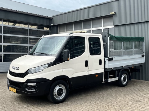 Iveco Daily 35S11D 2.3 345 7 persoons 3500kg trekgewicht Airco Euro 5 Pick-up Open laadbak Bakwagen 1e eiegenaar P-up