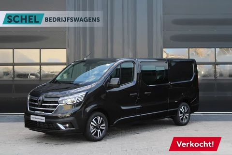 Renault Trafic 2.0 Blue dCi 170pk T29 L2H1 Extra DC - 2x Schuifdeur - Carplay - LED - Blind Spot - Navigatie - Camera - Trekhaak - Stoelverwarming - Rijklaar