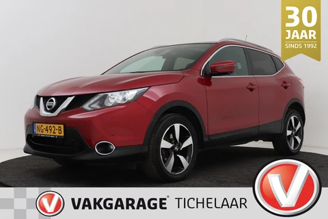 Nissan Qashqai 1.2 N-Vision | NIEUWE AUTOMAATBAK! | Trekhaak | Panoramadak | 71.000 KM! | Org NL | 360 Camera | Stoelverwarming |