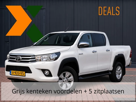 Toyota HiLux 2.4 D-4D-F Double Cab Professional Automaat DC 5-pers! | 1 eig | Airco | Cruise | BE-trekker, let op niet afkomstig van Rijkswaterstaat..