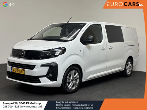 Opel Vivaro 2.0 Diesel 180 S&S L3 Automaat Dubbele Cabine 2 schuifdeuren Android Auto/Apple CarPlay Navigatie Keyless Entry&Start Climate Control Camera Cruise Control Houten afwerking laadruimte Trekhaak lichtmetalen velgen