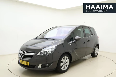 Opel Meriva 1.4 Turbo Blitz | Afneembare trekhaak | Lederen bekleding | Hoge instap | Stoelverwarming | Comfort stoelen | Extra getint glas | Lichtmetalen velgen
