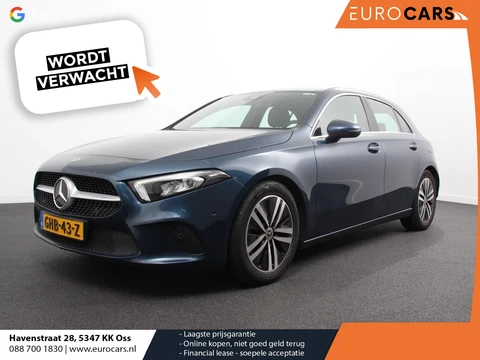 Mercedes-Benz A-klasse 200 163pk DCT Progressive Navigatie Parkeersensoren Camera Cruise Control Stoelverwarming Ledverlichting Climate Control
