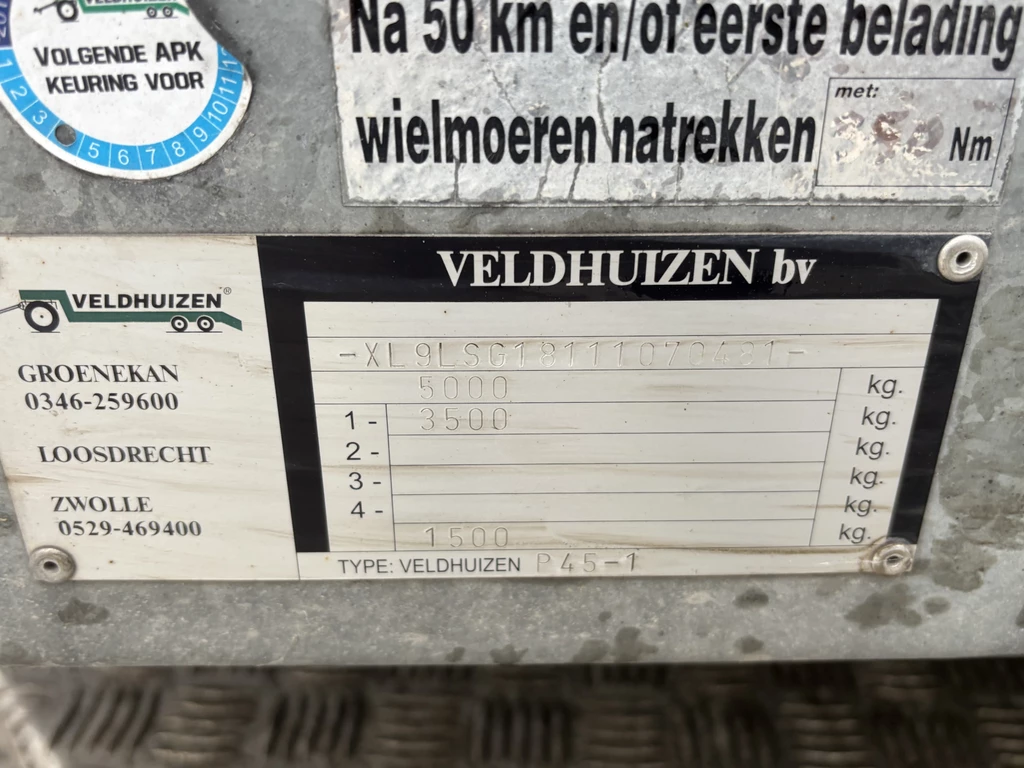 Iveco 40C18 3.0 180 PK Automaat Be Trekker + Veldhuizen P45-1 2019 Semi Dieplader – foto 22
