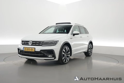 Volkswagen Tiguan 2.0 TSI 4Motion R-Line DSG 220pk! | Pano | 360cam | Elek. Trekhaak | Adapt. Cruise | Stoelverw. | 20'' | Digi. Dashboard