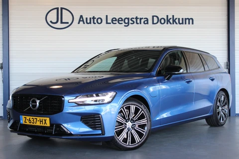 Volvo V60 2.0 T6 Twin Engine AWD R-Design Head-Up | Harman/Kardon | Pano | Leder | Camera | Carplay | LED | Stoelverw. V+A | 18" LMV | PDC V+A