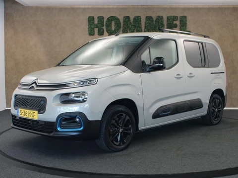 Citroen ë-Berlingo Feel 50 kWh - SOH 92,3% !!! - ORIGINEEL NEDERLANDSE AUTO - AFNEEMBARE TREKHAAK - TREKGEWICHT 750 KG - NAVIGATIE - PARKEERSENSOREN ACHTER - VOORSTOELEN VERWARMD - MIDDENARMSTEUN VOOR - CLIMATE CONTROL - CRUISE CONTROL - 3 FASE LADEN - ACHTERRUIT APART TE OPENEN