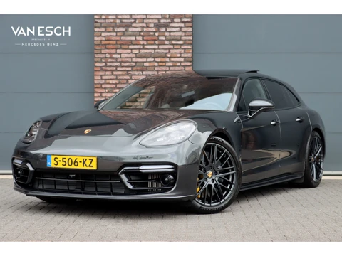 Porsche Panamera Sport Turismo 4.0 Turbo S E-Hybrid | 630pk | Luchtvering | Achterasbesturing | Burmester | Massage | HUD | Stoelventilatie | Panoramadak | Verwarmd Stuurwiel | ACC | Exclusive Design |