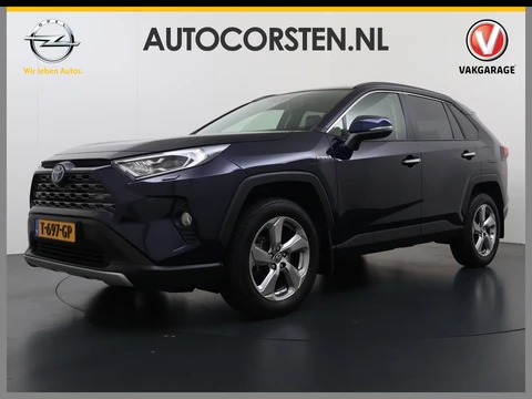 Toyota RAV4 2.5I Hybrid Leder+Verwarming+Memory Adap.Cruise Navi Camera Ecc Apple Carplay Android Auto Miracast™ Elek.Achterklep Active Stuur+Voorruit+Achterbankverwarming Keyless Lane Assist Privacy Glas Lmv Elek.Stoel Bluetooth Led