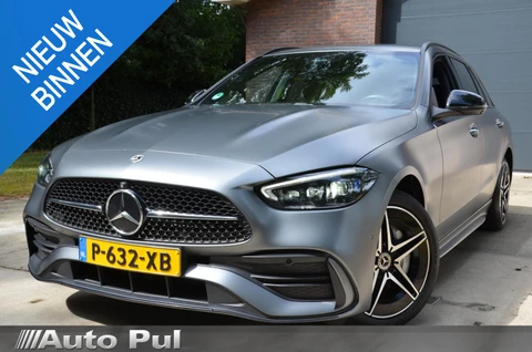 Mercedes-Benz C-klasse Estate 300 e AMG Line Automaat/Navi/Pdc/Ecc/360°-Camera/digitale dashboard/Stoelverwarming/Half-leer/Led/18-Inch Lmv
