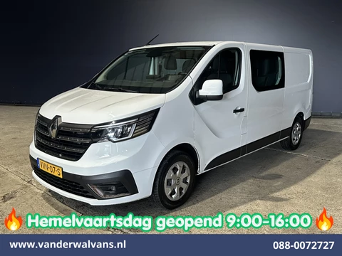 Renault Trafic 2.0 dCi L2H1 Dubbele Cabine Euro6 Airco | 6-Zits | Apple Carplay | Cruisecontrol | Trekhaak Android Auto, Parkeersensoren