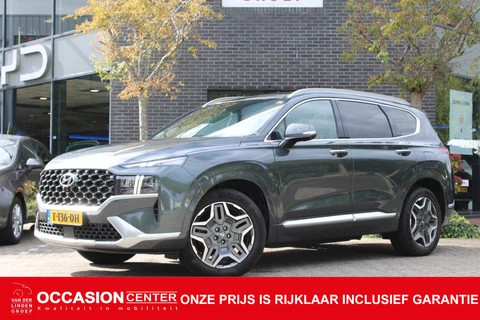 Hyundai Santa Fe 1.6 T-GDI HEV Prem Sky + 7P Pano/leder/19"/Cam/Pdc 2x/Carpl/Trekh.