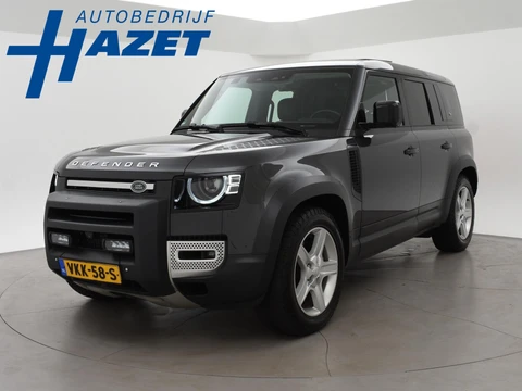 Land Rover Defender 3.0 P400 6-CILINDER BENZINE GRIJS KENTEKEN HSE + PANORAMA | HEAD-UP | TREKHAAK | 360 CAMERA