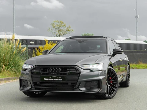 Audi A6 Avant 55 TFSI e quattro Competition|Panoramadak|B&O|Camera 360°|Diamond Stitching|Trekhaak|Head up|Stuurverw.|Keyless|Sportstoelen