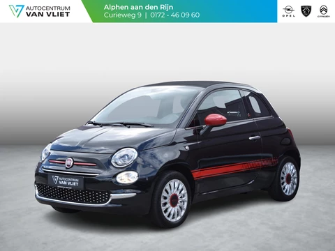 Fiat 500 C 1.0 Hybrid RED CABRIO | CAMERA | AIRCO | LICHTMETALEN VELGEN | 18.646 km!