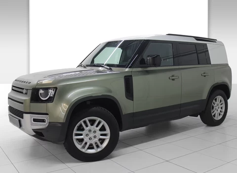 Land Rover Defender Hard Top 3.0 D250 110 MHEV S Grijs Kenteken LED Navi Trekhaak Surround View Leder