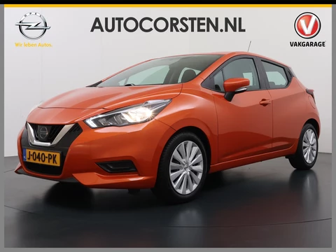 Nissan Micra 1.0 IG-T Airco Navi* Apple Carplay Android Auto Cruise Control Acenta Led Isofix Bluetooth Origineel Nederlandse Auto