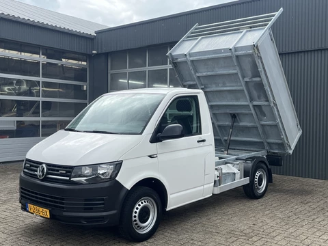 Volkswagen Transporter 2.0 TDI L1H1 Kipper Elektrische ramen Hoge schotten Kieper Pick-up Open laadbak P-up Bpm vrij voor particulier gebruik!!