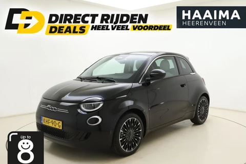 Fiat 500e Icon 42 kWh | DEMO | Panoramadak | Achteruitrijcamera | Apple Carplay/Android Auto | Climate control | Stoelverwarming | Lichtmetalen velgen | Parkeersensoren