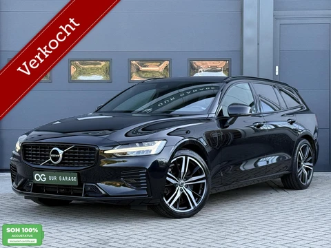 Volvo V60 T6 Recharge AWD R-Design|Camera|Carplay|Trekhaak|19"