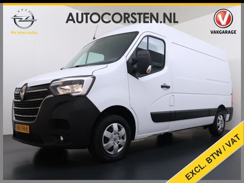 Renault Master T35 2.3 dCi 150 L2H2 Camera Navi Dab Trekhaak Lane-dep. Treeplanken Apple/Android CruiseControl Pdc Elek.Ramen/Spiegels Aut.Verlichting Start/Stop Armsteun Mistlampen Energy Comfort