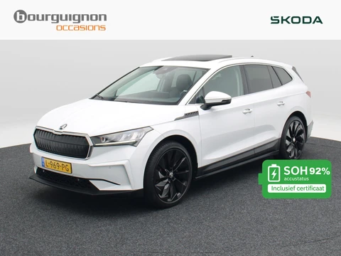 Škoda Enyaq iV 60 180 Pk | Panoramadak | Crystal Light LED | Stuur- en Stoelverwarming | Privacy Glass | Camera | 21 Inch