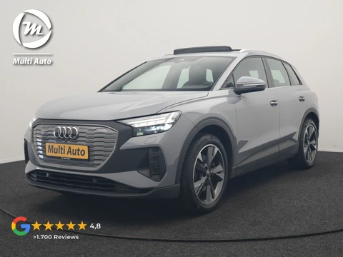 Audi Q4 e-tron 40 Advanced edition 77 kWh 204pk Dealer O.H | SOH 96.6% | Panodak | Adaptive Cruise | Matrix LED | Camera | Sportstoelen Verwarmd | Blis | Sfeerverlichting | Apple Carplay | DAB | Navigatie | 20"L.M