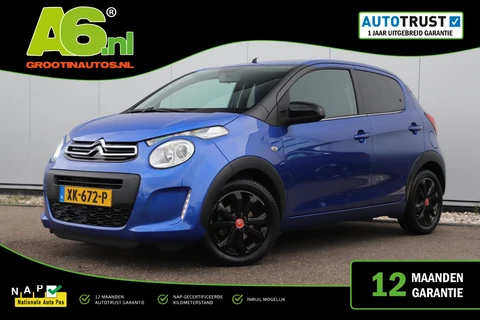Citroen C1 1.0 VTi Urban Ride Zwarte Velgen Carplay Achteruitrijcamera Navigatie Donkere Ramen Striping All season banden!
