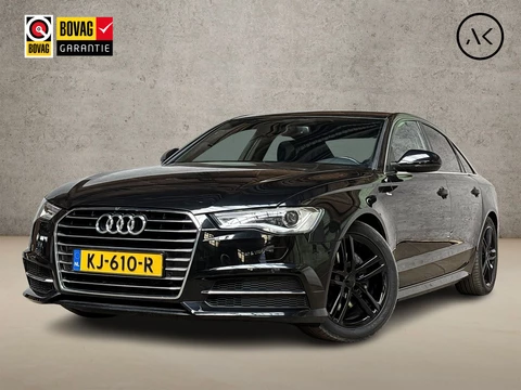 Audi A6 1.8 TFSI S-Line Sport 191Pk Automaat (2X S-LINE, LOGISCH NAP, NAVIGATIE, GETINT GLAS, CLIMATE, LEDER, XENON, SPORTSTOELEN, PARKEERSENSOREN, CRUISE, NIEUWE APK, NIEUWSTAAT)