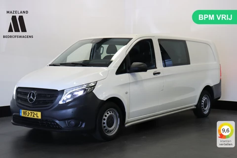 Mercedes-Benz Vito 114 CDI Automaat XL Dubbele Cabine - EURO 6 - Airco - Navi - Cruise - € 16.900,- Excl.