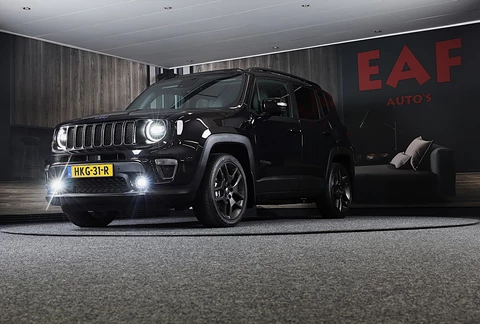 Jeep RENEGADE 4xe 240 Plug-in Hybrid Electric S / Aut / Navi / Cruise / Camera / Leder / Open Panoramadak / Led / Pdc / 19 Inch