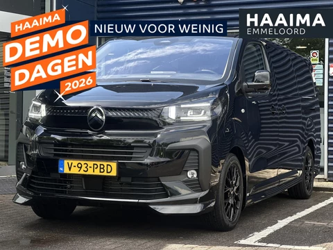 Citroen ë-Jumpy L3 136 75 kWh | STX | Leer | Stoel/-Stuurverwarming | Draadloze telefoonlader | Apple Carplay/Android Auto | Lichtmetalen velgen | Climate Control | Cruise Control | Parkeercamera/-sensoren | Inbouw |