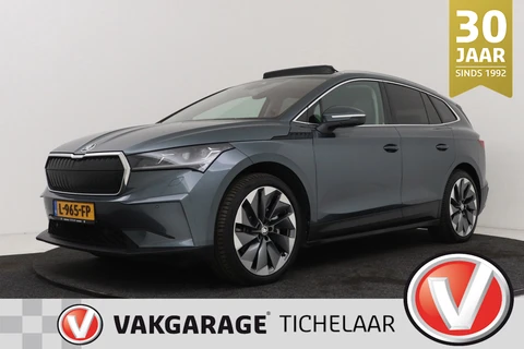 Skoda Enyaq iV 80 First Edition High | Trekhaak | SOH 91% | Org NL | Pano | CarPlay | Memory | Stoelverwarm. V+A | Adapt. Cruise |