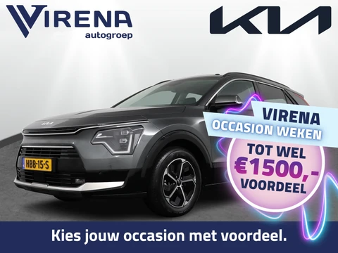 Kia Niro 1.6 GDi Hybrid DynamicPlusLine Adaptive Cruise - Stoel/Stuurverwarming - Schuif/Kanteldak - Navigatie - Apple Carplay/Android Auto - - Fabrieksgarantie tot 02-2032