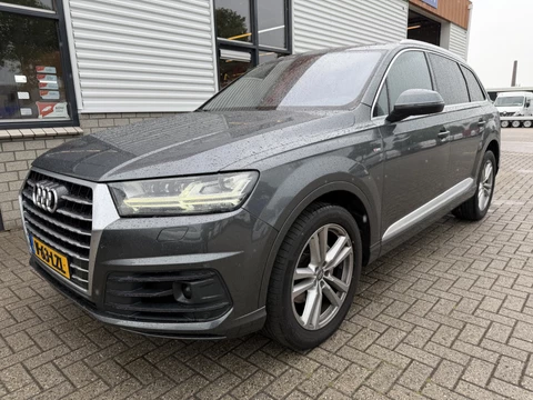 Audi Q7 3.0 TDI V6 272pk automaat quattro / 2 persoons / grijs kenteken / S-Line / euro 6 / vaste prijs rijklaar € 30.950 marge / cruise en climate control / leer alcantara