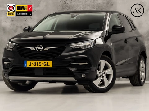 Opel Grandland X 1.2 Turbo Sport Automaat (APPLE CARPLAY, GROOT NAVI, CAMERA, LEDER, SPORTSTOELEN, GETINT GLAS, CRUISE, NIEUWSTAAT)