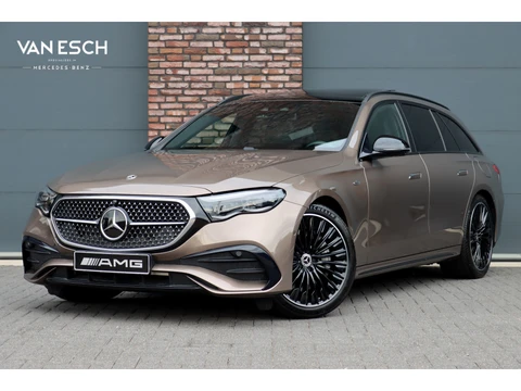 Mercedes-Benz E-Klasse Estate 300 e AMG Line | Hyperscreen | Distronic+ | HUD | 3D-Display | Panoramadak | Burmester | Surround Camera | Trekhaak | Keyless Go |