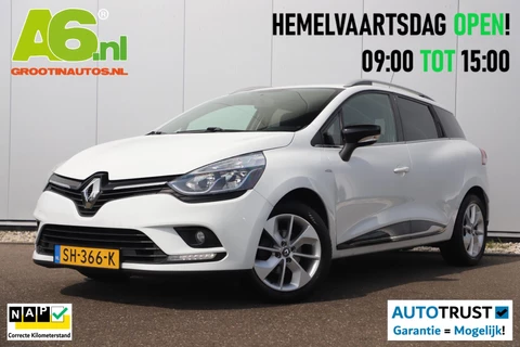 Renault Clio Estate 0.9 TCe Limited Navigatie Bluetooth Airco Cruise Control 16 inch LMV Getint Glas
