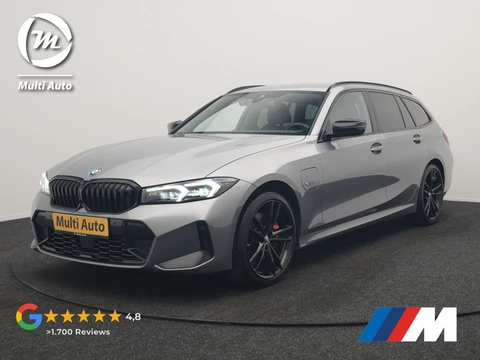 BMW 3 Serie Touring 330e xDrive M Sport PHEV FACELIFT MODEL 293pk Dealer O.H. | Trekhaak Af Fabriek | Adaptive Cruise | Lederen Sportstoelen Verwarmd | Sfeerverlichting | Apple Carplay | 19"L.M & M Sportremmen | Stuur Verwarmd | Hifi Audio | Adaptive LED | DAB | Plug In Hybrid |