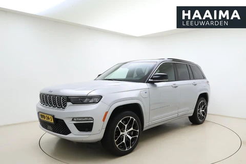 Jeep Grand Cherokee 2.0 Summit Reserve 4xe 380 PK | Trekhaak | 2332 KG Trekgewicht | Lederen bekleding | Panoramisch schuifdak | Massage stoelen | Keyless