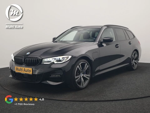 BMW 3 Serie Touring 330e M Sport PHEV 293pk Dealer O.H. | Trekhaak Af Fabriek | Adaptive Cruise | Head Up | 360 Camera | Adaptief Onderstel | Alcantara Sportstoelen & Stuur Verwarmd | Laser LED | Sfeerverlichting | Keyless | Blis | Apple Carplay | Plug In Hybrid |