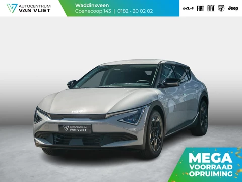 Kia EV6 Light Edition 63 kWh l Uit voorraad leverbaar l 17% Bijtelling | Wolf Grey l 428 km Actieradius