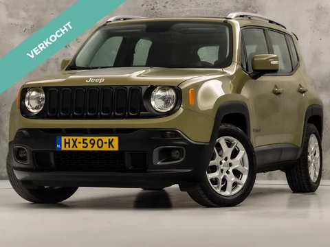 Jeep Renegade 1.4 MultiAir Sport 140Pk (PANORAMADAK, NAVIGATIE, KEYLESS, LM VELGEN, SPORTSTOELEN, PARKEERSENSOREN, NIEUWE APK, NIEUWSTAAT)